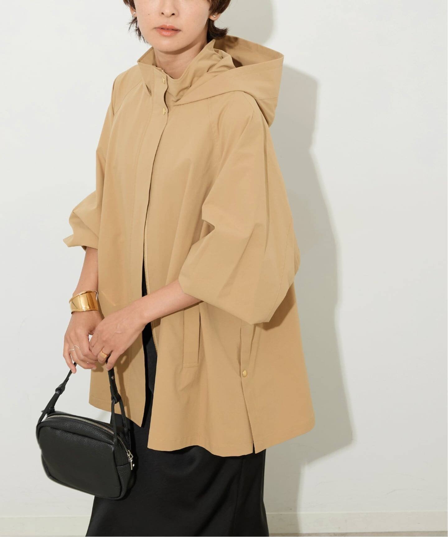 【ジャーナルスタンダード レリューム/JOURNAL STANDARD relume】の《追加 》撥水サーブルクロスマウンテンパーカー インテリア・キッズ・メンズ・レディースファッション・服の通販 founy(ファニー) 　ファッション　Fashion　レディースファッション　Fashion for Women　トップス・カットソー　Cut & Sew Tops　レディースパーカー・カジュアルフーディー　Casual Hoodies & Sweatshirts　2026年　2026　コンパクト　Compact, Small Size　ストレッチ　Stretch, Stretchy Fabric　パーカー　Hoodie, Parka　ベーシック　Basic, Essential　旅行　Travel　軽量　Lightweight, Ultra Light　ベージュ|ID: prp329100004831544 ipo3291000000035177973