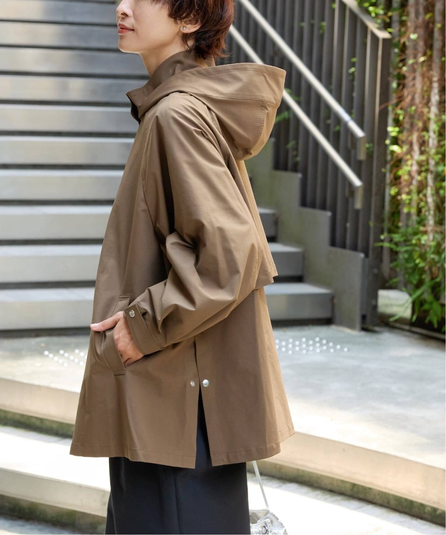 【ジャーナルスタンダード レリューム/JOURNAL STANDARD relume】の《追加 》撥水サーブルクロスマウンテンパーカー インテリア・キッズ・メンズ・レディースファッション・服の通販 founy(ファニー) 　ファッション　Fashion　レディースファッション　Fashion for Women　トップス・カットソー　Cut & Sew Tops　レディースパーカー・カジュアルフーディー　Casual Hoodies & Sweatshirts　2026年　2026　コンパクト　Compact, Small Size　ストレッチ　Stretch, Stretchy Fabric　パーカー　Hoodie, Parka　ベーシック　Basic, Essential　旅行　Travel　軽量　Lightweight, Ultra Light　カーキ|ID: prp329100004831544 ipo3291000000035177974