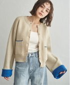 【ノッチ/notch】のアルパカタッチバイカラーカーディガン 人気、トレンドファッション・服の通販 founy(ファニー) ファッション Fashion レディースファッション Fashion for Women トップス・カットソー Cut & Sew Tops カーディガン・羽織り Layered Style Cardigans カーディガン Cardigan, Knitwear シンプル Simple, Minimal ボトム Bottoms, Lower Wear ロング Long, Long-Length ワイド Wide, Wide Fit thumbnail アイボリー|ID: prp329100004831563 ipo3291000000035178284