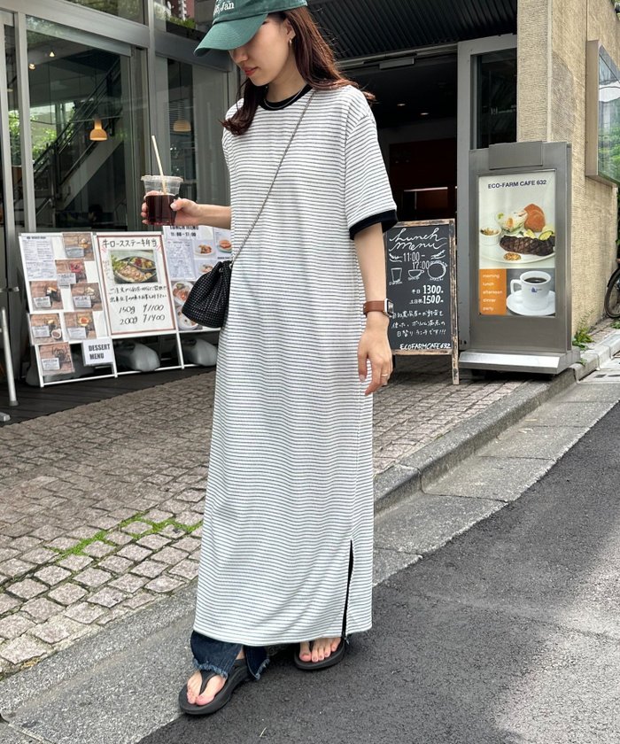 【ディスコート/Discoat】の【WEB限定】ワッフルロングワンピース インテリア・キッズ・メンズ・レディースファッション・服の通販 founy(ファニー) https://founy.com/ ファッション Fashion レディースファッション Fashion for Women ワンピース Dresses おすすめ Recommended / Our Picks スリット Slit, Slit Detail デニム Denim, Jeans Material トレンド Trend, Trending Now ビスチェ Bustier, Corset Top ベスト Vest, Waistcoat リラックス Relax, Relaxed Fit ワッフル Waffle, Waffle Knit |ID: prp329100004831576 ipo3291000000035178455