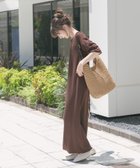 【アイテムズアーバンリサーチ/ITEMS URBAN RESEARCH】のセルフカットTシャツワンピース BRN|ID: prp329100004831580 ipo3291000000035178502