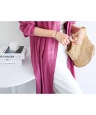 【アンドミー/andme】のバンドカラー フレア 長袖 シャツ ワンピース ピンク|ID: prp329100004831591 ipo3291000000035178636