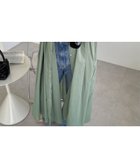 【アンドミー/andme】のバンドカラー フレア 長袖 シャツ ワンピース ミント|ID: prp329100004831591 ipo3291000000035178640