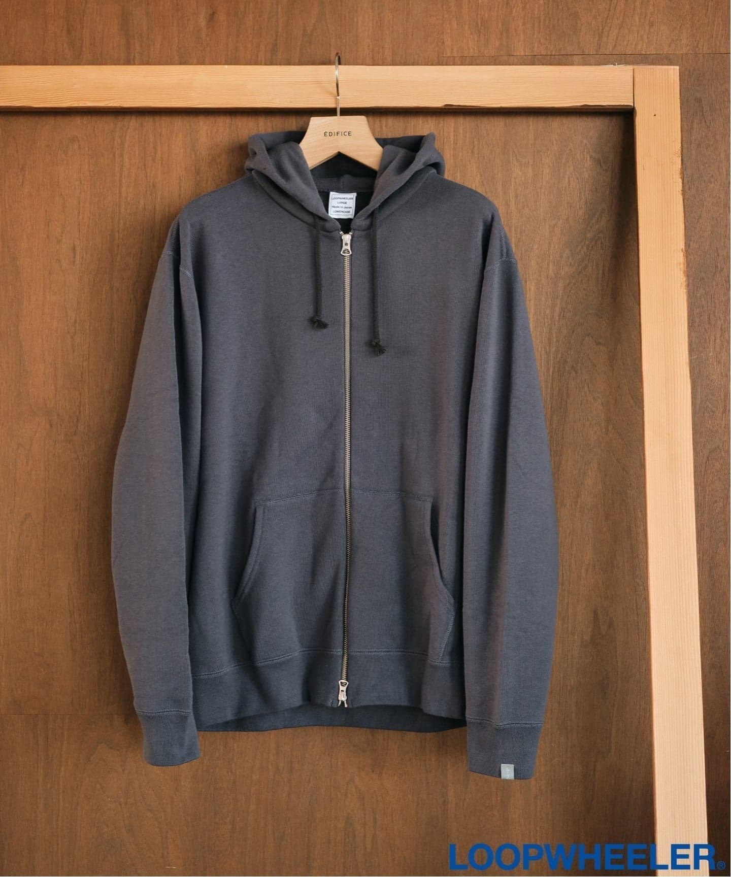 【エディフィス/EDIFICE】のLOOPWHEELER * LOWERCASE for EDIFICE ライトツリウラケ ジップパーカー インテリア・キッズ・メンズ・レディースファッション・服の通販 founy(ファニー) 　ファッション　Fashion　レディースファッション　Fashion for Women　トップス・カットソー　Cut & Sew Tops　レディースパーカー・カジュアルフーディー　Casual Hoodies & Sweatshirts　インナー　Innerwear　スペシャル　Special, Limited Edition　スマート　Smart, Elegant　定番　Standard, Basic Item　ベーシック　Basic, Essential　リラックス　Relax, Relaxed Fit　ルーズ　Loose, Oversized　ビジネス 仕事 通勤　Business / Work / Commuting　グレー|ID: prp329100004831592 ipo3291000000035178643