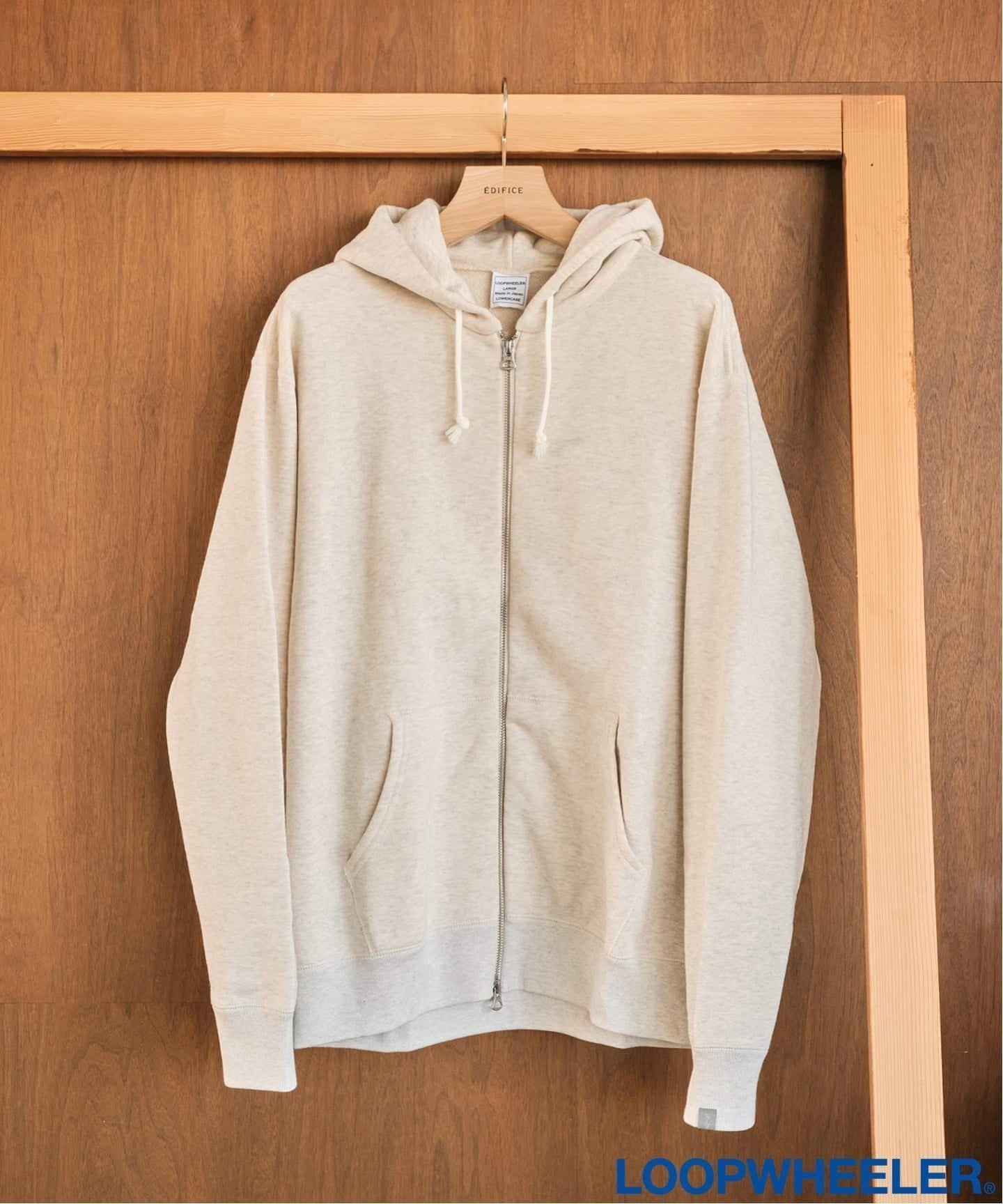 【エディフィス/EDIFICE】のLOOPWHEELER * LOWERCASE for EDIFICE ライトツリウラケ ジップパーカー インテリア・キッズ・メンズ・レディースファッション・服の通販 founy(ファニー) 　ファッション　Fashion　レディースファッション　Fashion for Women　トップス・カットソー　Cut & Sew Tops　レディースパーカー・カジュアルフーディー　Casual Hoodies & Sweatshirts　インナー　Innerwear　スペシャル　Special, Limited Edition　スマート　Smart, Elegant　定番　Standard, Basic Item　ベーシック　Basic, Essential　リラックス　Relax, Relaxed Fit　ルーズ　Loose, Oversized　ビジネス 仕事 通勤　Business / Work / Commuting　ナチュラル|ID: prp329100004831592 ipo3291000000035178645