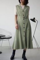 【アズール バイ マウジー/AZUL by moussy】のオープンカラージレワンピース 人気、トレンドファッション・服の通販 founy(ファニー) ファッション Fashion レディースファッション Fashion for Women アウター Coat / Outerwear Collection おすすめ Recommended / Our Picks シンプル Simple, Minimal ツイード Twill, Twill Weave フレア Flare, Flared 春 Spring 無地 Plain, Solid Color 秋 Autumn thumbnail L/KHA1|ID: prp329100004831597 ipo3291000000035178747