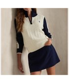 【ラルフローレン/RALPH LAUREN】の(RLX)パネルド ケーブルニット クォータージップ 人気、トレンドファッション・服の通販 founy(ファニー) ファッション Fashion レディースファッション Fashion for Women トップス・カットソー Cut & Sew Tops ニット Knit Tops & Sweaters カフス Cuff Design ストライプ Stripe, Striped Pattern ストレート Straight, Straight Cut フィット Fit, Slim Fit モックネック Mock Neck, Short Turtleneck リブニット Rib Knit, Ribbed Knit 長袖 Long Sleeve, Full Sleeve thumbnail 100ホワイト|ID: prp329100004831599 ipo3291000000035178764