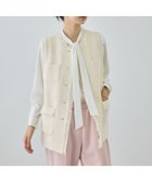 【ロペ/ROPE'】のミックスツイードジレベスト/26SS 人気、トレンドファッション・服の通販 founy(ファニー) ファッション Fashion レディースファッション Fashion for Women アウター Coat / Outerwear Collection トップス・カットソー Cut & Sew Tops ベスト&ジレ / 重ね着スタイル Vests & Gilets おすすめ Recommended / Our Picks セレモニー Ceremony タイプライター Typewriter Fabric, Crisp Cotton ダブル Double, Double-Breasted ツイード Twill, Twill Weave デニム Denim, Jeans Material ポケット Pocket, Pocket Detail エレガント 上品 Elegant ビジネス 仕事 通勤 Business / Work / Commuting 別注 Limited Edition, Custom Order thumbnail オフホワイト(15)|ID: prp329100004831606 ipo3291000000035178849