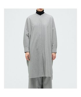 【マーコート/MARcourt】のmizuiro ind ウールブレンドスタンドカラーシャツワンピース 人気、トレンドファッション・服の通販 founy(ファニー) ファッション Fashion レディースファッション Fashion for Women ワンピース Dresses シャツワンピース / 1枚で着映えコーデ Shirt Dresses ウォーム Warm Fabric スリット Slit, Slit Detail セットアップ Set-Up, Coordinated Outfit ベーシック Basic, Essential ポケット Pocket, Pocket Detail 無地 Plain, Solid Color 長袖 Long Sleeve, Full Sleeve |ID:prp329100004831613