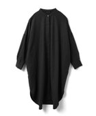 【マーコート/MARcourt】のmizuiro ind ウールブレンドスタンドカラーシャツワンピース 人気、トレンドファッション・服の通販 founy(ファニー) ファッション Fashion レディースファッション Fashion for Women ワンピース Dresses シャツワンピース / 1枚で着映えコーデ Shirt Dresses ウォーム Warm Fabric スリット Slit, Slit Detail セットアップ Set-Up, Coordinated Outfit ベーシック Basic, Essential ポケット Pocket, Pocket Detail 無地 Plain, Solid Color 長袖 Long Sleeve, Full Sleeve thumbnail ブラック|ID: prp329100004831613 ipo3291000000035178946