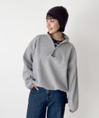 【キャナルジーン/CANAL JEAN】のEl mar フリースジッププルオーバー 人気、トレンドファッション・服の通販 founy(ファニー) ファッション Fashion レディースファッション Fashion for Women トップス・カットソー Cut & Sew Tops カジュアルプルオーバー・ニットトップス Pullovers & Knit Tops / Casual Pullovers おすすめ Recommended / Our Picks ジップ Zip, Zipper トレンド Trend, Trending Now ドローコード Drawcord, Drawstring Cord thumbnail グレー|ID: prp329100004831627 ipo3291000000035179153