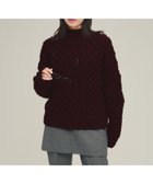 【ジーナシス/JEANASiS】のNepal Hand Knit Pullover バーガンディ|ID: prp329100004831631 ipo3291000000035179186