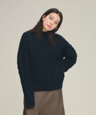 【ジーナシス/JEANASiS】のNepal Hand Knit Pullover ネイビー|ID: prp329100004831631 ipo3291000000035179187