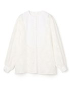 【トゥモローランド/TOMORROWLAND】のレイヤーカットジャカード ボザムコンビブラウス 人気、トレンドファッション・服の通販 founy(ファニー) ファッション Fashion レディースファッション Fashion for Women トップス・カットソー Cut & Sew Tops シャツ・ブラウス・オフィスカジュアル Elegant Blouses & Button-Ups インナー Innerwear コンビ Combo, Combination Style ジャカード／ジャガード Jacquard, Woven Pattern マニッシュ Mannish, Boyish モチーフ Motif, Design Theme ラウンド Round, Round Neck 無地 Plain, Solid Color thumbnail 11 ホワイト|ID: prp329100004831640 ipo3291000000035179389