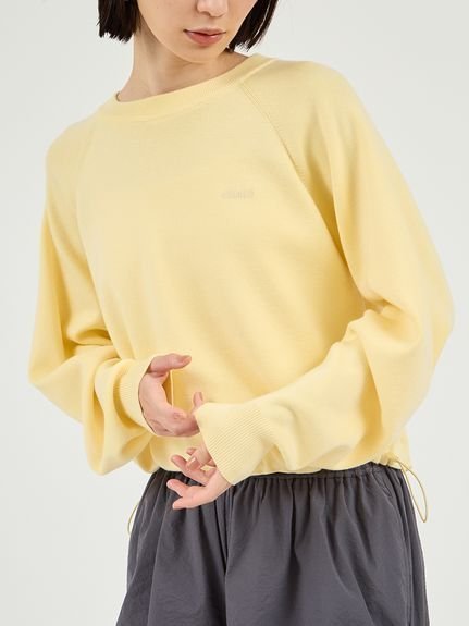 【エミ/emmi】の【7days】ドロストニットトップス インテリア・キッズ・メンズ・レディースファッション・服の通販 founy(ファニー) 　ファッション　Fashion　レディースファッション　Fashion for Women　トップス・カットソー　Cut & Sew Tops　ニット　Knit Tops & Sweaters　シンプル　Simple, Minimal　スマート　Smart, Elegant　ワンポイント　One Point, Statement Accent　YEL[032]|ID: prp329100004831645 ipo3291000000035179441