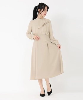 【ストロベリーフィールズ/STRAWBERRY FIELDS】のアシンメトリーフリルワンピース 人気、トレンドファッション・服の通販 founy(ファニー) ファッション Fashion レディースファッション Fashion for Women ワンピース Dresses |ID:prp329100004831650