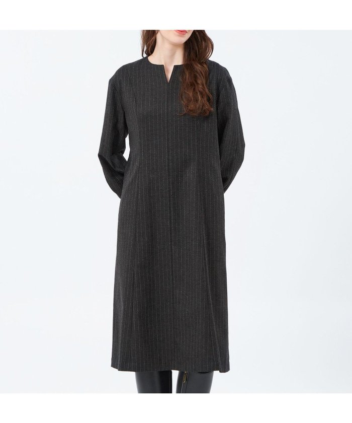 【マッキントッシュ フィロソフィー/MACKINTOSH PHILOSOPHY】のラメサキソニーサックワンピース インテリア・キッズ・メンズ・レディースファッション・服の通販 founy(ファニー) https://founy.com/ ファッション Fashion レディースファッション Fashion for Women ワンピース Dresses おすすめ Recommended / Our Picks ドレス Dress, One-Piece フィット Fit, Slim Fit エレガント 上品 Elegant 冬 Winter / This Winter 秋 Autumn |ID: prp329100004831653 ipo3291000000035179489