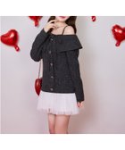 【ナイスクラップ/NICE CLAUP】の【Heart collection】ハートボタン切替ミニワンピース ブラック|ID: prp329100004831659 ipo3291000000035179548