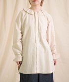 【ドミンゴ/DOMINGO】のバードクローシーチング コルレットシャツ 人気、トレンドファッション・服の通販 founy(ファニー) ファッション Fashion レディースファッション Fashion for Women トップス・カットソー Cut & Sew Tops シャツ・ブラウス・オフィスカジュアル Elegant Blouses & Button-Ups ヴィンテージ Vintage Style カフス Cuff Design キャンバス Canvas, Canvas Fabric スリット Slit, Slit Detail バランス Balance, Style Balance フリル Frill, Ruffle プリーツ Pleats, Pleated ポケット Pocket, Pocket Detail ラウンド Round, Round Neck ロング Long, Long-Length thumbnail アイボリー|ID: prp329100004831661 ipo3291000000035179567