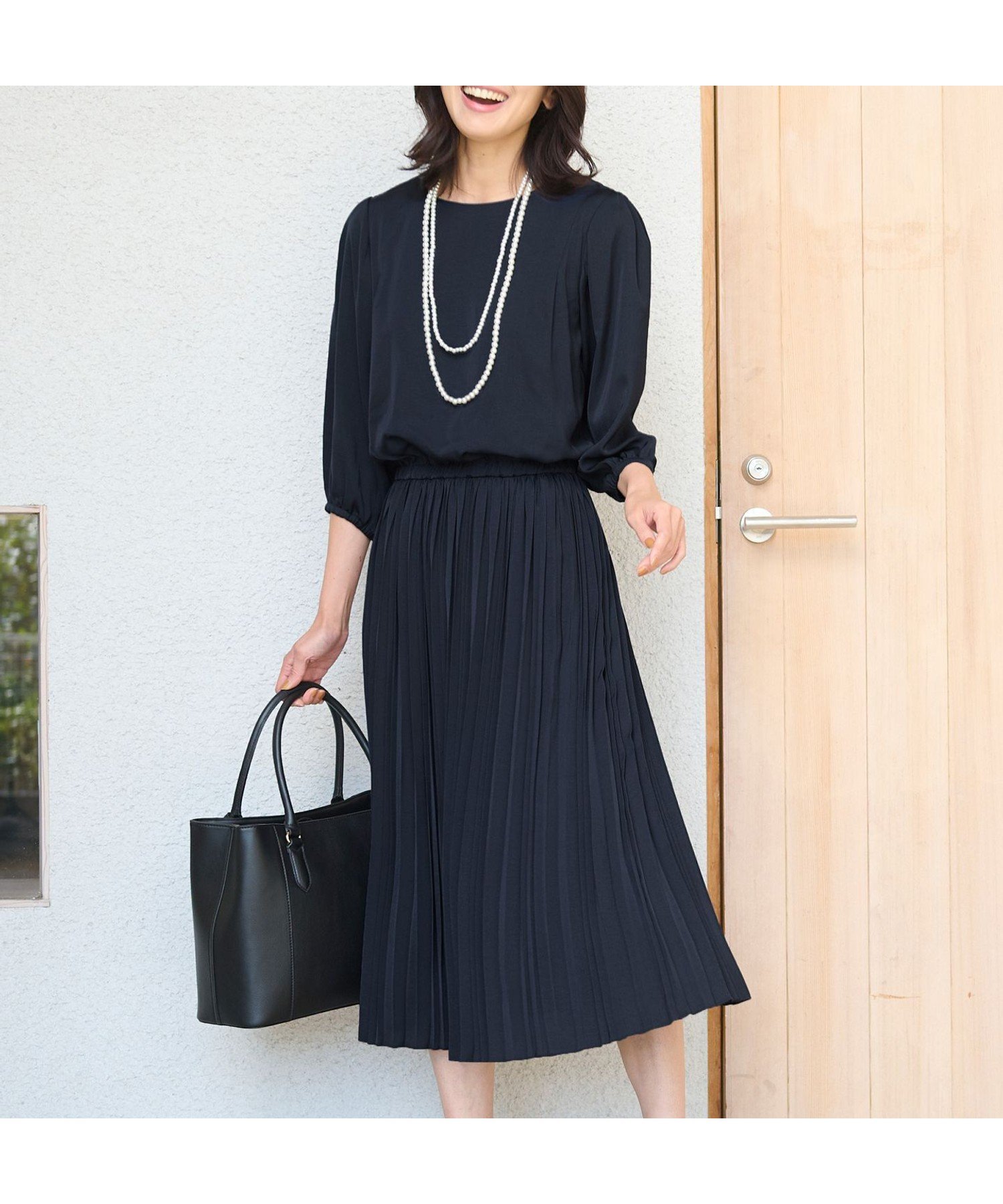 【エニー/ANY】の【洗える・ウエストゴム】セレモニープリーツワンピース 人気、トレンドファッション・服の通販 founy(ファニー) ファッション Fashion レディースファッション Fashion for Women ワンピース Dresses 洗える Machine Washable サテン Satin, Glossy Fabric シンプル Simple, Minimal ジャケット Jacket, Outerwear プリーツ Pleats, Pleated ポケット Pocket, Pocket Detail ワッシャー Washer, Crinkled Finish 再入荷 Restock / Back in Stock エレガント 上品 Elegant other-1|ID: prp329100004831663 ipo3291000000035179577