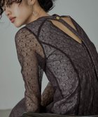 【ビーフラット/bflat】のバックオープンジオメトリックドレス パーティードレス 結婚式 同窓会 成人式 人気、トレンドファッション・服の通販 founy(ファニー) ファッション Fashion レディースファッション Fashion for Women ワンピース Dresses フォーマル・パーティードレス・結婚式用ドレス Elegant & Casual Dresses バッグ Bags スリット Slit, Slit Detail ドレス Dress, One-Piece 長袖 Long Sleeve, Full Sleeve フォルム Silhouette, Form メタル Metal, Metal Parts レース Lace, Lace Fabric ロング Long, Long-Length おすすめ Recommended / Our Picks エレガント 上品 Elegant 結婚式 Wedding 披露宴 Wedding Reception 二次会 After Party thumbnail ブラウン|ID: prp329100004831677 ipo3291000000035179719