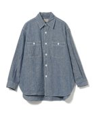 【ビームス ウイメン/BEAMS】の【別注】BUZZ RICKSON S / シャンブレー ロングスリーブ シャツ 人気、トレンドファッション・服の通販 founy(ファニー) ファッション Fashion レディースファッション Fashion for Women トップス・カットソー Cut & Sew Tops シャツ・ブラウス・オフィスカジュアル Elegant Blouses & Button-Ups インナー Innerwear シャンブレー Chambray, Denim-Like Fabric ジャケット Jacket, Outerwear ストレート Straight, Straight Cut スリーブ Sleeve, Long Sleeve / Short Sleeve 定番 Standard, Basic Item フォルム Silhouette, Form ベーシック Basic, Essential 別注 Limited Edition, Custom Order ロング Long, Long-Length thumbnail CHAMB_BLUE|ID: prp329100004831687 ipo3291000000035179914