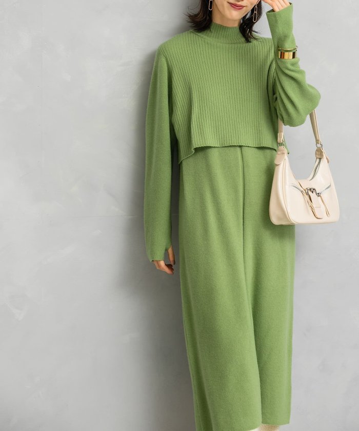 【アーバンリサーチ ロッソ/URBAN RESEARCH ROSSO】の静電防止レイヤードライクニットワンピース インテリア・キッズ・メンズ・レディースファッション・服の通販 founy(ファニー) https://founy.com/ ファッション Fashion レディースファッション Fashion for Women ワンピース Dresses ニットワンピース Knit Dresses 2024年 2024 2024-2025秋冬・A/W Autumn/Winter 2024–25 AW24–25 冬 Winter / This Winter ショート Short, Short Length スニーカー Sneakers, Trainers スリット Slit, Slit Detail センター Center, Center Line A/W・秋冬 Autumn/Winter |ID: prp329100004831691 ipo3291000000035179947