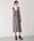 【ジャイロ/JAYRO】のスエード*リブ2WAYジャンスカ 人気、トレンドファッション・服の通販 founy(ファニー) ファッション Fashion レディースファッション Fashion for Women インナー Innerwear カーディガン Cardigan, Knitwear ショート Short, Short Length ストレッチ Stretch, Stretchy Fabric タートルネック Turtleneck, High Neck ハイネック High Neck, Mock Neck パッチ Patch, Appliqué フリル Frill, Ruffle ベスト Vest, Waistcoat ポケット Pocket, Pocket Detail ミックス Mix, Mixed Style モノトーン Monotone, Black and White ロング Long, Long-Length 冬 Winter / This Winter A/W・秋冬 Autumn/Winter thumbnail チャコール(06)|ID: prp329100004831701 ipo3291000000035180056