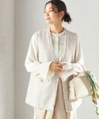 【シップス フォー ウィメン/SHIPS】のトライスピン 杢 ツイード カラーレス ジレ(セレモニー対応可) 人気、トレンドファッション・服の通販 founy(ファニー) ファッション Fashion レディースファッション Fashion for Women アウター Coat / Outerwear Collection トップス・カットソー Cut & Sew Tops ベスト&ジレ / 重ね着スタイル Vests & Gilets アクセサリー Fashion Accessories インナー Innerwear ダウン Down, Puffer ツイード Twill, Twill Weave デニム Denim, Jeans Material フリンジ Fringe, Tassel ボトム Bottoms, Lower Wear ポケット Pocket, Pocket Detail 別注 Limited Edition, Custom Order おすすめ Recommended / Our Picks セレモニー Ceremony 入学式 Entrance Ceremony 卒業式 Graduation Ceremony 2026年 2026 thumbnail ライトグレー|ID: prp329100004831702 ipo3291000000035180062