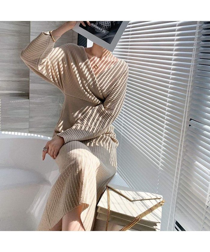 【メゾンドラティール/maison de LATIR】のニットワンピ きれいめ 女性らしい ウエスト切り替え インテリア・キッズ・メンズ・レディースファッション・服の通販 founy(ファニー) https://founy.com/ ファッション Fashion レディースファッション Fashion for Women ワンピース Dresses ニットワンピース Knit Dresses おすすめ Recommended / Our Picks |ID: prp329100004831719 ipo3291000000035180260