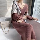 【メゾンドラティール/maison de LATIR】のニットワンピ きれいめ 女性らしい ウエスト切り替え プラム|ID: prp329100004831719 ipo3291000000035180264