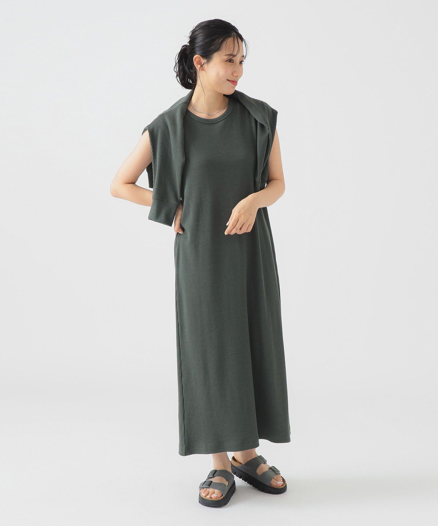 【ビーミングライフストアバイビームス/B:MING LIFE STORE by BEAMS】の【11/13新規値下げ】【セットアイテム】カーディガン * ワンピース セットアップ 25AW 秋冬 レイヤード ロングシーズン 春まで使える 人気、トレンドファッション・服の通販 founy(ファニー) 　ファッション　Fashion　レディースファッション　Fashion for Women　ワンピース　Dresses　春　Spring　カーディガン　Cardigan, Knitwear　シンプル　Simple, Minimal　ストレート　Straight, Straight Cut　スリーブ　Sleeve, Long Sleeve / Short Sleeve　セットアップ　Set-Up, Coordinated Outfit　テレコ　Ribbed, Rib Stitch　ドット　Polka Dot, Dot Pattern　ノースリーブ　Sleeveless, No-Sleeve　リラックス　Relax, Relaxed Fit　ロング　Long, Long-Length　A/W・秋冬　Autumn/Winter　再入荷　Restock / Back in Stock　おすすめ　Recommended / Our Picks　2025年　2025　2025-2026秋冬・A/W　Autumn/Winter 2025–26 AW25–26　 other-1|ID: prp329100004831723 ipo3291000000035180324