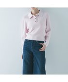 【アーバンリサーチ/URBAN RESEARCH】のコットンシルクポロ衿ニット 人気、トレンドファッション・服の通販 founy(ファニー) ファッション Fashion レディースファッション Fashion for Women トップス・カットソー Cut & Sew Tops ニット Knit Tops & Sweaters コンパクト Compact, Small Size ショート Short, Short Length シルク Silk, 100% Silk シンプル Simple, Minimal タイトスカート Pencil Skirt, Tight Skirt デニム Denim, Jeans Material ボーダー Border, Stripe ワイド Wide, Wide Fit S/S・春夏 SS, Spring/Summer, Warm Season おすすめ Recommended / Our Picks 夏 Summer 2026年 2026 thumbnail ピンク|ID: prp329100004831726 ipo3291000000035180420