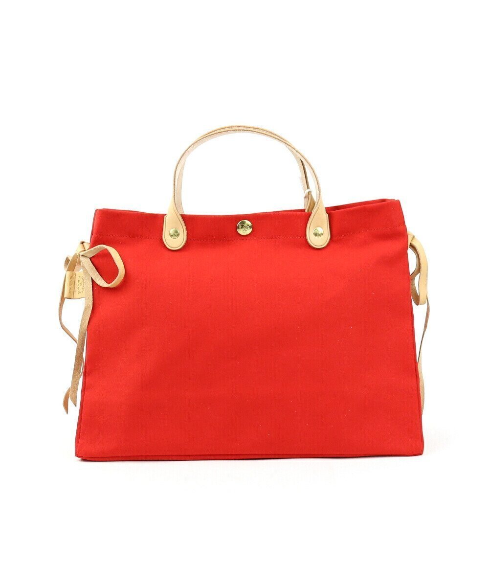 【ブルーコムブルー/BLEU COMME BLEU】のイルビゾンテ コットンキャンバス サイドリボン トートバッグ インテリア・キッズ・メンズ・レディースファッション・服の通販 founy(ファニー) 　ファッション　Fashion　レディースファッション　Fashion for Women　バッグ　Bags　おすすめ　Recommended / Our Picks　キャンバス　Canvas, Canvas Fabric　シンプル　Simple, Minimal　スクエア　Square, Square Shape　フォルム　Silhouette, Form　リボン　Ribbon, Bow　定番　Standard, Basic Item　21|ID: prp329100004831729 ipo3291000000035180489