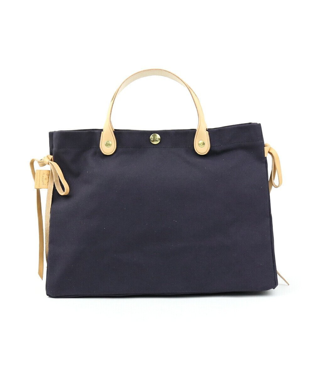 【ブルーコムブルー/BLEU COMME BLEU】のイルビゾンテ コットンキャンバス サイドリボン トートバッグ インテリア・キッズ・メンズ・レディースファッション・服の通販 founy(ファニー) 　ファッション　Fashion　レディースファッション　Fashion for Women　バッグ　Bags　おすすめ　Recommended / Our Picks　キャンバス　Canvas, Canvas Fabric　シンプル　Simple, Minimal　スクエア　Square, Square Shape　フォルム　Silhouette, Form　リボン　Ribbon, Bow　定番　Standard, Basic Item　39|ID: prp329100004831729 ipo3291000000035180490