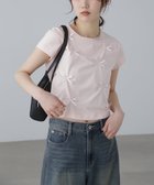 【フリーズマート/FREE'S MART】のリボンTシャツ 人気、トレンドファッション・服の通販 founy(ファニー) ファッション Fashion レディースファッション Fashion for Women トップス・カットソー Cut & Sew Tops シャツ・ブラウス・オフィスカジュアル Elegant Blouses & Button-Ups ロングTシャツ・Tシャツ Longline T-Shirts & Tees おすすめ Recommended / Our Picks コンパクト Compact, Small Size サテン Satin, Glossy Fabric デニム Denim, Jeans Material バレエ Ballet, Ballet Style フィット Fit, Slim Fit ボトム Bottoms, Lower Wear ランダム Random, Irregular リボン Ribbon, Bow thumbnail ピンク|ID: prp329100004831739 ipo3291000000035180683