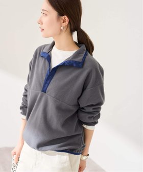 【フレームワーク/FRAMeWORK】のライトフリーススナップT 人気、トレンドファッション・服の通販 founy(ファニー) ファッション Fashion レディースファッション Fashion for Women シンプル Simple, Minimal |ID:prp329100004831749