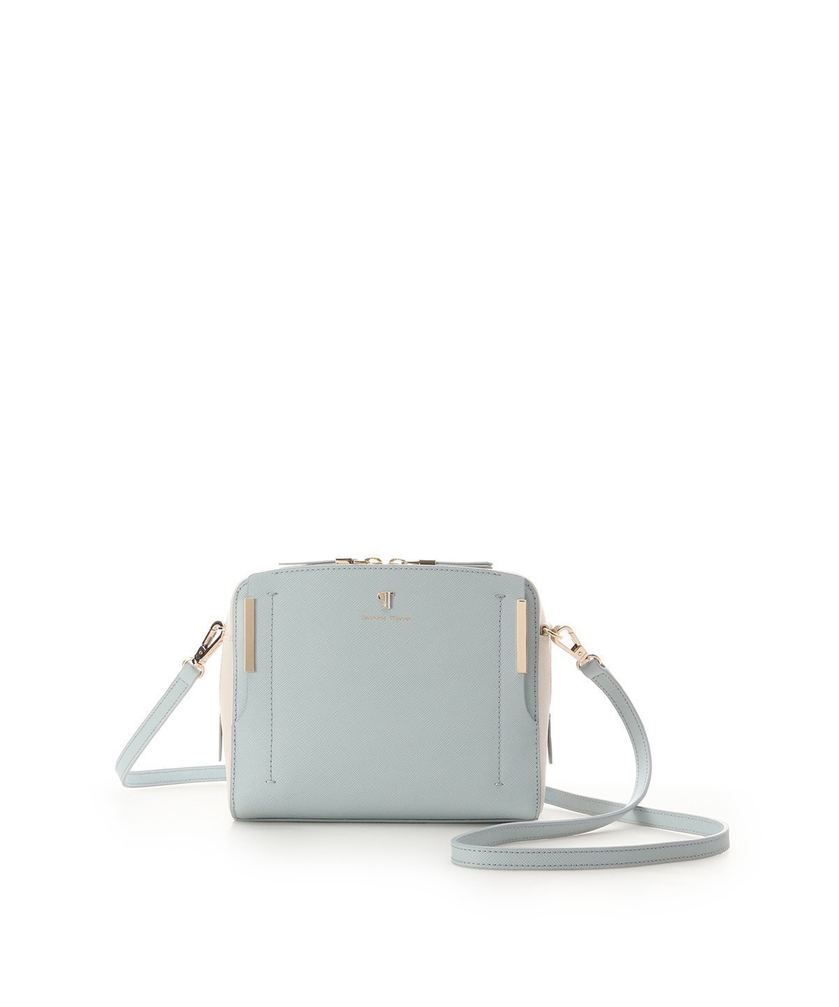 【サマンサタバサ/SamanTha Thavasa】のNewカラー Pomme d espoir ポムディスポワール バイカラーショルダーバッグ インテリア・キッズ・メンズ・レディースファッション・服の通販 founy(ファニー) 　ファッション　Fashion　レディースファッション　Fashion for Women　バッグ　Bags　スタイリッシュ　Stylish, Fashionable　スマホ　Smartphone, Mobile Device　フロント　Front, Front Design　ポケット　Pocket, Pocket Detail　財布　Wallet, Purse　ライトブルー|ID: prp329100004831779 ipo3291000000035181343