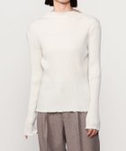 【ビショップ/Bshop】のコットンランダムリブ ボトルネック長袖Tシャツ WOMEN 人気、トレンドファッション・服の通販 founy(ファニー) ファッション Fashion レディースファッション Fashion for Women トップス・カットソー Cut & Sew Tops シャツ・ブラウス・オフィスカジュアル Elegant Blouses & Button-Ups ロングTシャツ・Tシャツ Longline T-Shirts & Tees フランス France, French ボトルネック Bottle Neck, Mock Neck ボーダー Border, Stripe リアル Real, Realistic 長袖 Long Sleeve, Full Sleeve thumbnail WHITE系1|ID: prp329100004831783 ipo3291000000035181384