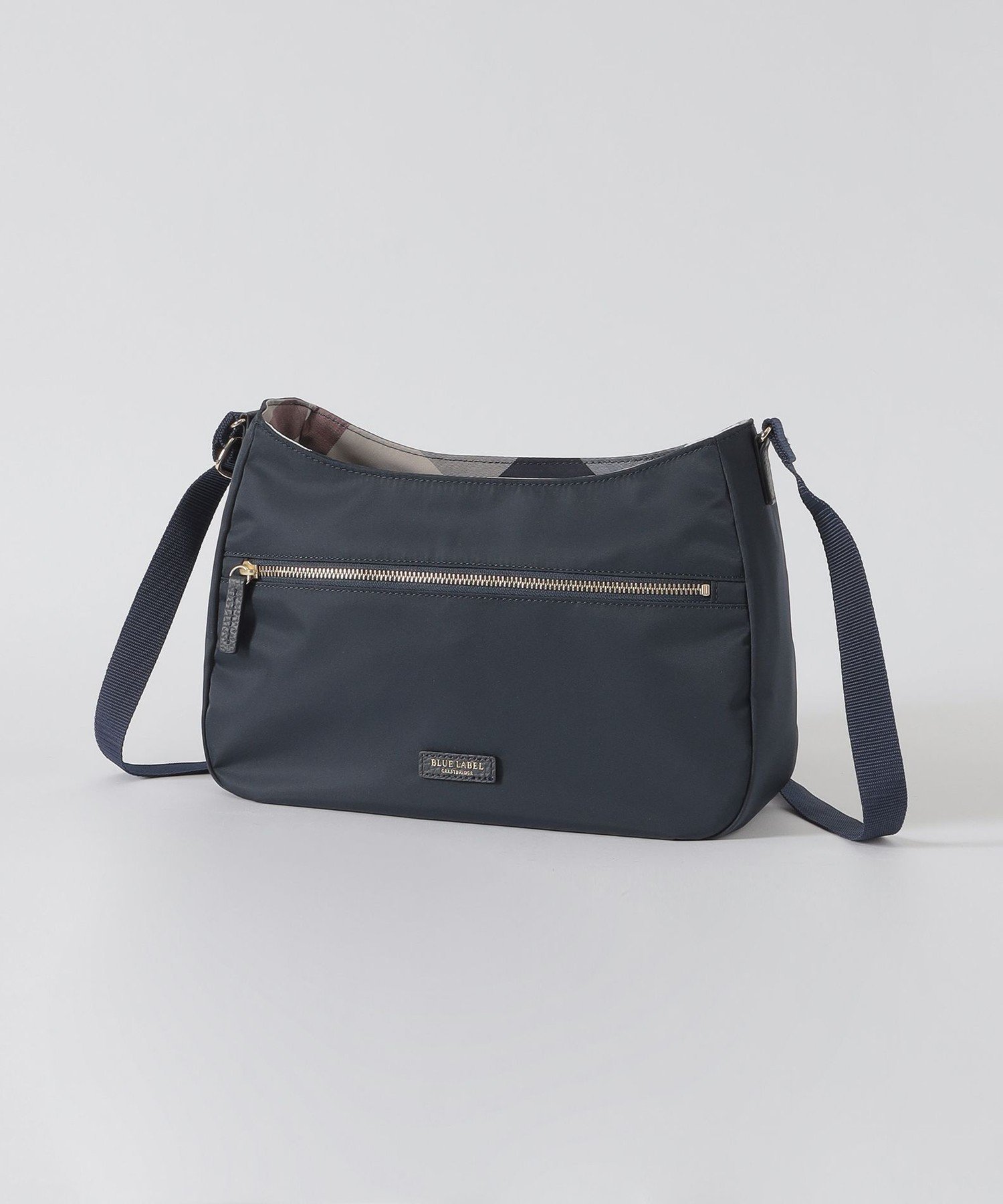 【ブルーレーベル クレストブリッジ/BLUE LABEL CRESTBRIDGE】のナイロンワンショルダー インテリア・キッズ・メンズ・レディースファッション・服の通販 founy(ファニー) 　ファッション　Fashion　レディースファッション　Fashion for Women　フロント　Front, Front Design　ポケット　Pocket, Pocket Detail　ネイビー|ID: prp329100004831795 ipo3291000000035181514