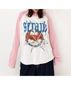 【アールエヌエー/RNA】のM2637 SERAPHラグランロンT 人気、トレンドファッション・服の通販 founy(ファニー) ファッション Fashion レディースファッション Fashion for Women トップス・カットソー Cut & Sew Tops ロングTシャツ・Tシャツ Longline T-Shirts & Tees グラフィック Graphic, Graphic Design モチーフ Motif, Design Theme thumbnail ホワイト/ピンク|ID: prp329100004831800 ipo3291000000035181551