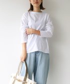 【マイカ ディール/MICA & DEAL】のベーシックロングT-shirt 人気、トレンドファッション・服の通販 founy(ファニー) ファッション Fashion レディースファッション Fashion for Women トップス・カットソー Cut & Sew Tops シャツ・ブラウス・オフィスカジュアル Elegant Blouses & Button-Ups ロングTシャツ・Tシャツ Longline T-Shirts & Tees インナー Innerwear シンプル Simple, Minimal バランス Balance, Style Balance ベーシック Basic, Essential ロング Long, Long-Length thumbnail WHITE|ID: prp329100004831809 ipo3291000000035181646