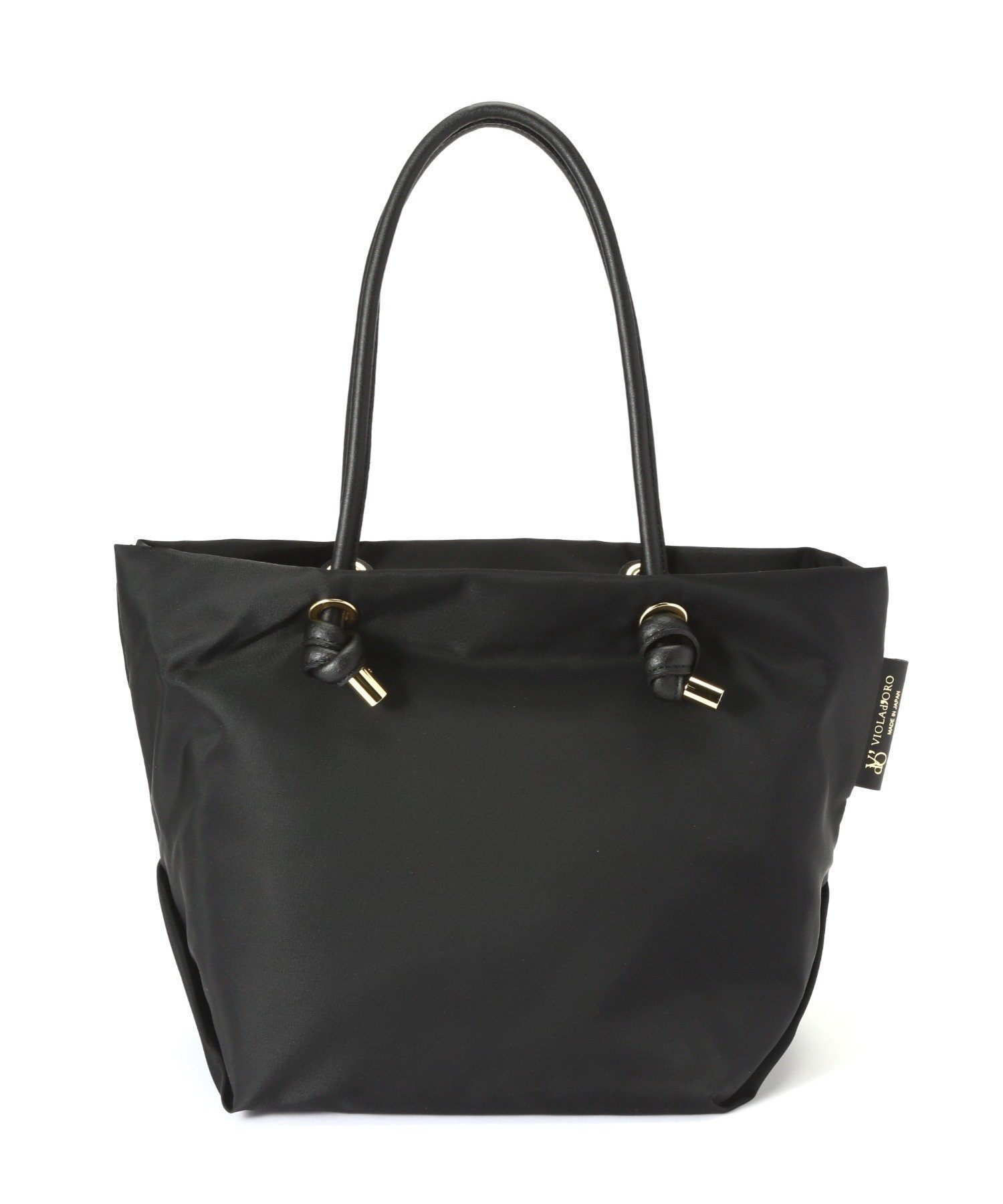 【ビーセカンド/B'2nd】のVIOLAd ORO (ヴィオラドーロ) ノットハンドルナイロントートM サイズ/BIANCA / V-2175 インテリア・キッズ・メンズ・レディースファッション・服の通販 founy(ファニー) 　ファッション　Fashion　レディースファッション　Fashion for Women　バッグ　Bags　シンプル　Simple, Minimal　スマホ　Smartphone, Mobile Device　軽量　Lightweight, Ultra Light　ビジネス 仕事 通勤　Business / Work / Commuting　ブラック|ID: prp329100004831810 ipo3291000000035181662