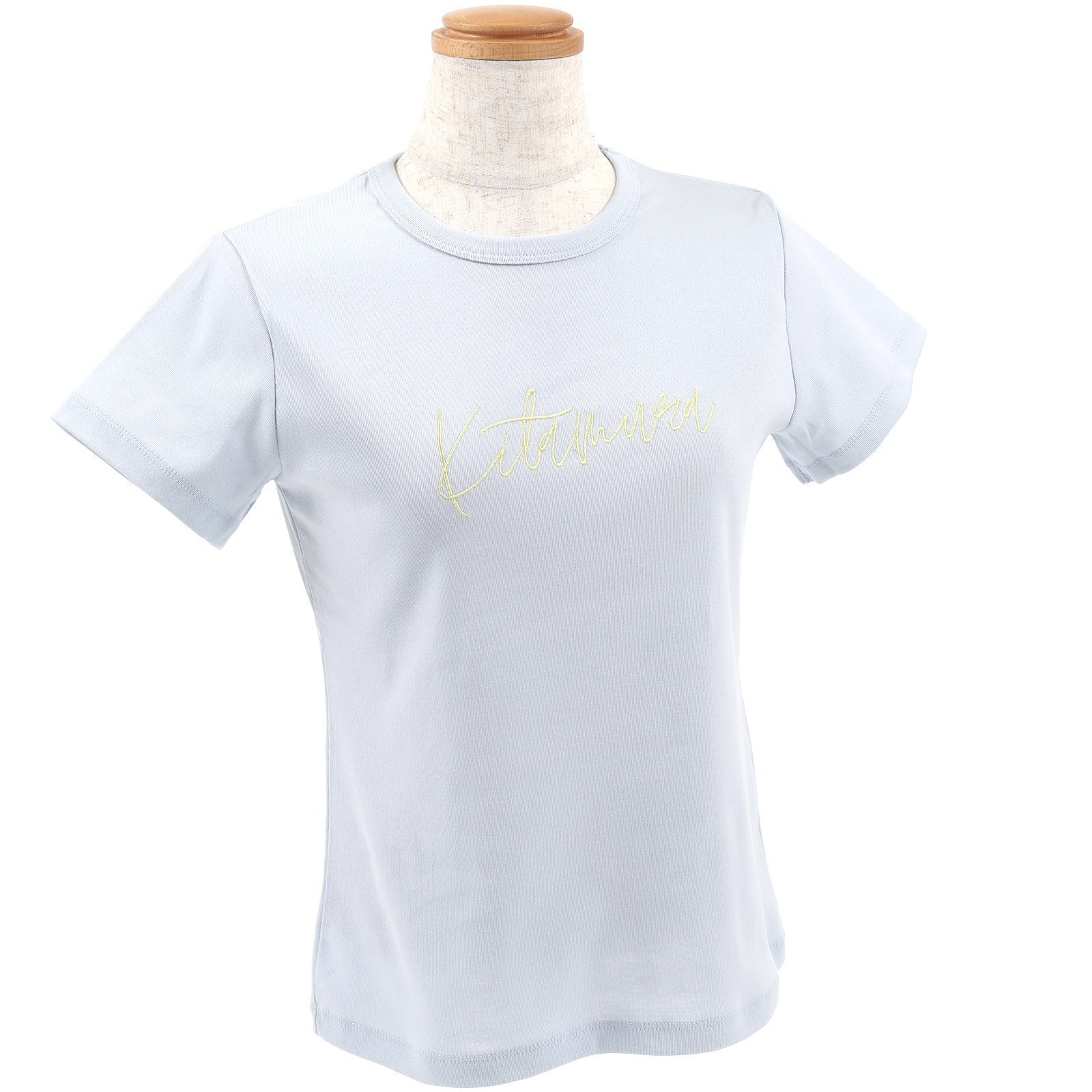 【キタムラ/Kitamura】のTシャツ KH0767 インテリア・キッズ・メンズ・レディースファッション・服の通販 founy(ファニー) 　ファッション　Fashion　レディースファッション　Fashion for Women　トップス・カットソー　Cut & Sew Tops　シャツ・ブラウス・オフィスカジュアル　Elegant Blouses & Button-Ups　ロングTシャツ・Tシャツ　Longline T-Shirts & Tees　なめらか　Smooth, Silky Texture　コンパクト　Compact, Small Size　コンビ　Combo, Combination Style　シルク　Silk, 100% Silk　シンプル　Simple, Minimal　フィット　Fit, Slim Fit　半袖　Short Sleeve, Half Sleeve　アイスブルー21103|ID: prp329100004831812 ipo3291000000035181698