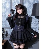 【ノエミ/NOEMIE】のクロスチャームフレアスリーブカットソー 人気、トレンドファッション・服の通販 founy(ファニー) ファッション Fashion レディースファッション Fashion for Women トップス・カットソー Cut & Sew Tops カットソー・ベーシックTシャツ Cut-and-Sewn Tops / Stretch Tees & Basics カットソー Cut and Sewn Top クラシカル Classical, Vintage-Inspired スクエア Square, Square Shape チャーム Charm, Pendant フリル Frill, Ruffle ミックス Mix, Mixed Style ヨーク Yoke, Yoke Design リボン Ribbon, Bow レース Lace, Lace Fabric ロマンティック Romantic, Feminine Style thumbnail 黒|ID: prp329100004831888 ipo3291000000035182534