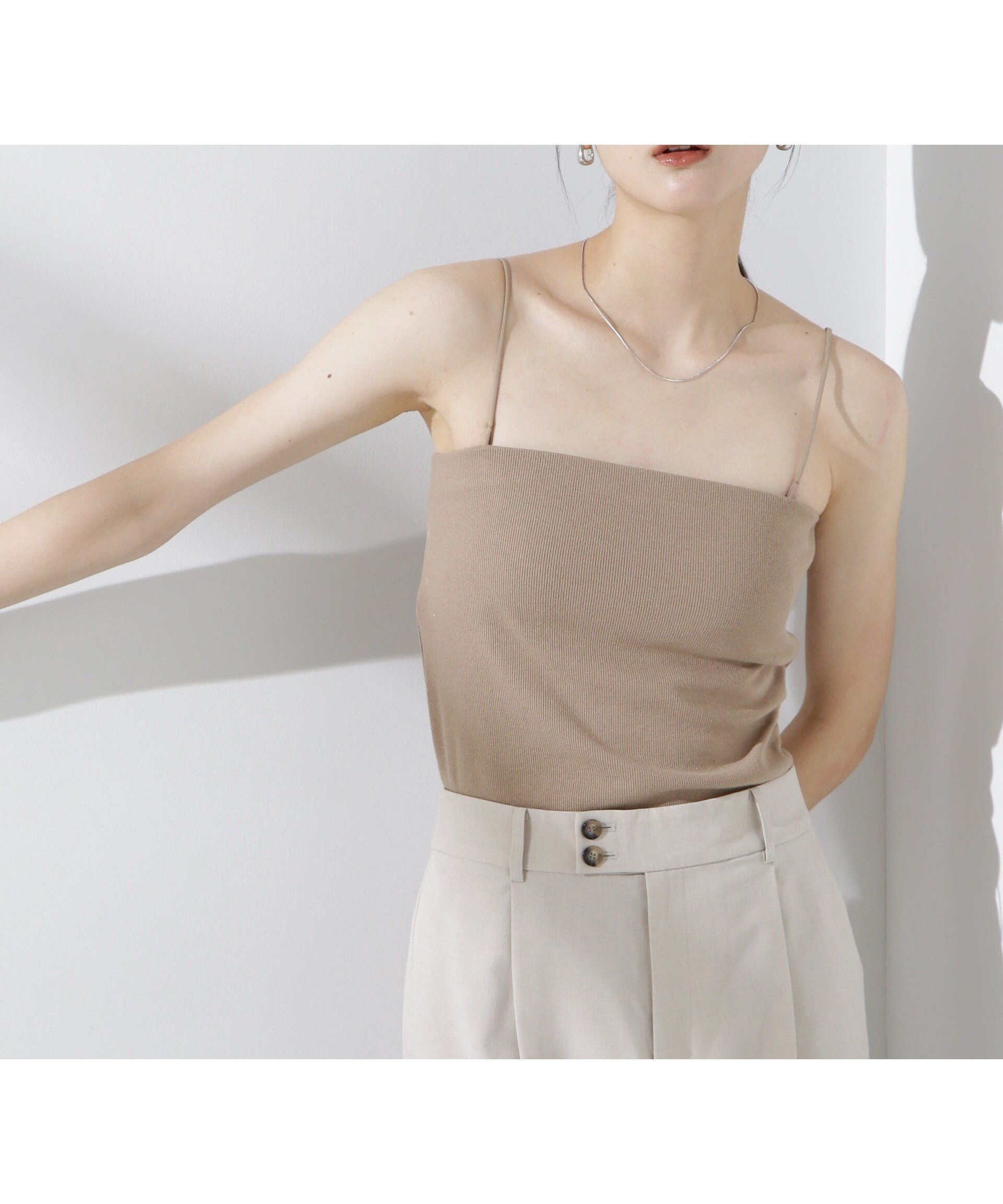 【ナノ ユニバース/nano universe】のカップ付き2wayキャミベアトップ インテリア・キッズ・メンズ・レディースファッション・服の通販 founy(ファニー) ファッション Fashion レディースファッション Fashion for Women トップス・カットソー Cut & Sew Tops キャミソール&ノースリーブ Camisoles & Sleeveless Tops インナー Innerwear 春 Spring キャミソール Camisole, Spaghetti Strap Top シンプル Simple, Minimal テレコ Ribbed, Rib Stitch ベーシック Basic, Essential ラップ Wrap, Wrap Design S/S・春夏 SS, Spring/Summer, Warm Season おすすめ Recommended / Our Picks 夏 Summer 2025年 2025 2025春夏・S/S Spring/Summer 2025 SS25 グレージュ3|ID: prp329100004831894 ipo3291000000035182702