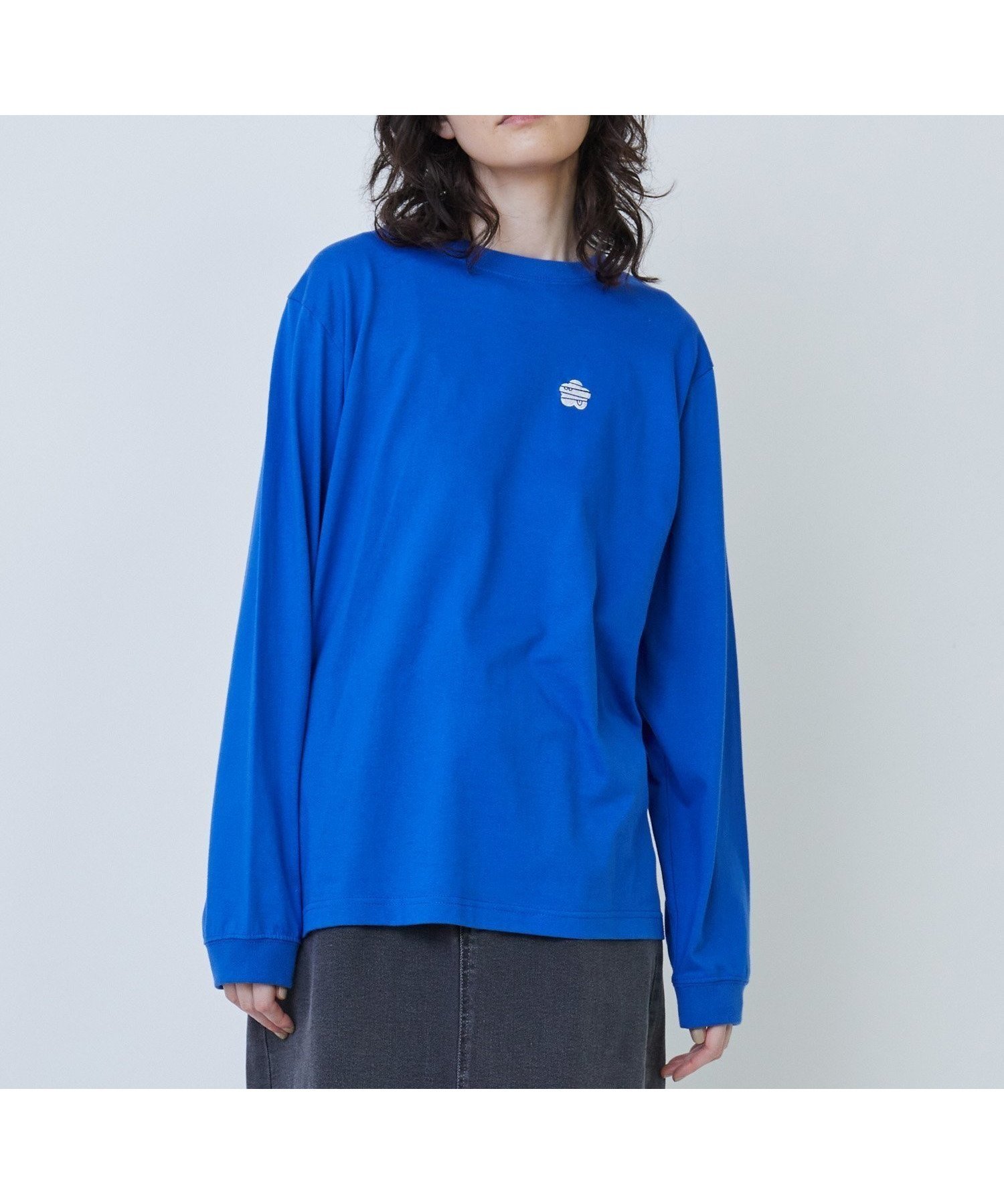 【フラボア/FRAPBOIS】のパーキーL/S T インテリア・キッズ・メンズ・レディースファッション・服の通販 founy(ファニー) 　ファッション　Fashion　レディースファッション　Fashion for Women　インナー　Innerwear　シンプル　Simple, Minimal　スリーブ　Sleeve, Long Sleeve / Short Sleeve　プリント　Print, Printed Pattern　ロング　Long, Long-Length　ブルー|ID: prp329100004831900 ipo3291000000035182866