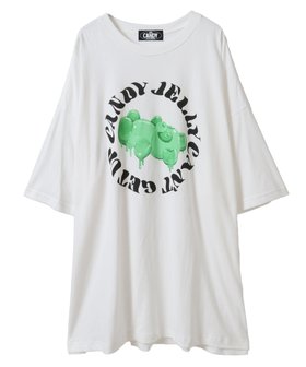 【キャンディストリッパー/Candy Stripper】のJELLY PEPE BIG BIG TEE 人気、トレンドファッション・服の通販 founy(ファニー) ファッション Fashion レディースファッション Fashion for Women キャラクター Character, Licensed Characters グラフィック Graphic, Graphic Design ルーズ Loose, Oversized |ID:prp329100004831902