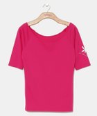 【アミナコレクション/Amina Collection】の【マウナロア】スタイルアップクールTシャツ 人気、トレンドファッション・服の通販 founy(ファニー) ファッション Fashion レディースファッション Fashion for Women トップス・カットソー Cut & Sew Tops シャツ・ブラウス・オフィスカジュアル Elegant Blouses & Button-Ups ロングTシャツ・Tシャツ Longline T-Shirts & Tees おすすめ Recommended / Our Picks シンプル Simple, Minimal ストレッチ Stretch, Stretchy Fabric スリム Slim, Slim Fit デコルテ Décolleté, Neckline ワンポイント One Point, Statement Accent thumbnail ピンク|ID: prp329100004831907 ipo3291000000035182921