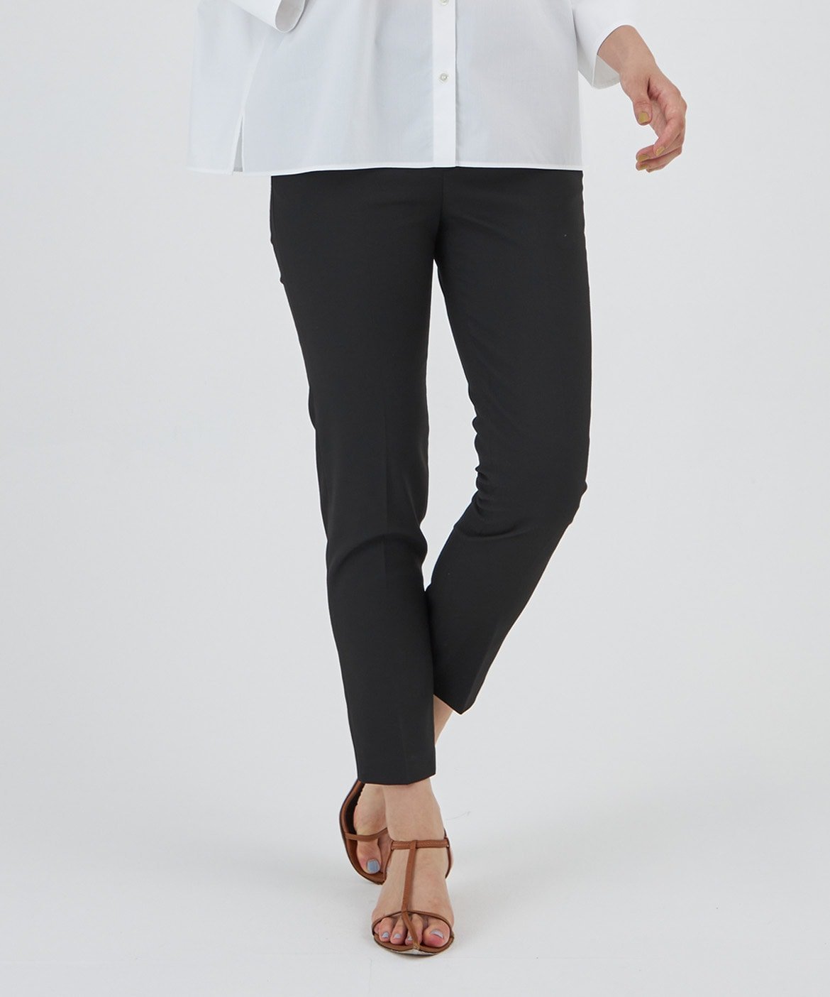 【イッツインターナショナル/I.T.'S. international】の【洗える・ストレッチ】ベーシックテーパードパンツ インテリア・キッズ・メンズ・レディースファッション・服の通販 founy(ファニー) ファッション Fashion レディースファッション Fashion for Women パンツ Pants & Trousers おすすめ Recommended / Our Picks ストレッチ Stretch, Stretchy Fabric センター Center, Center Line パターン Pattern, Design Print ベーシック Basic, Essential ポケット Pocket, Pocket Detail 洗える Machine Washable ブラック|ID: prp329100004831912 ipo3291000000035183008